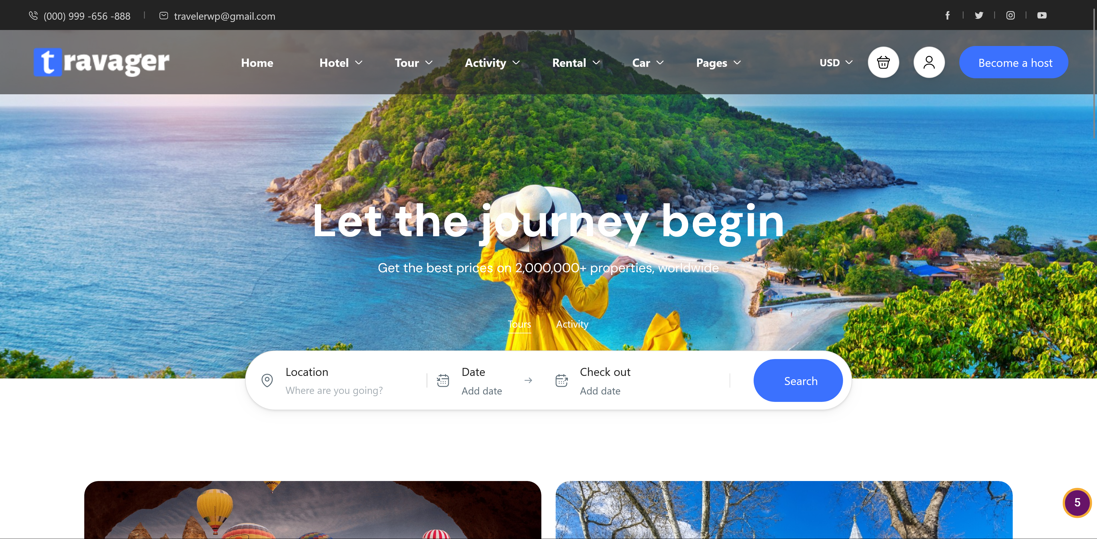 Trabager - Online Travel Agency